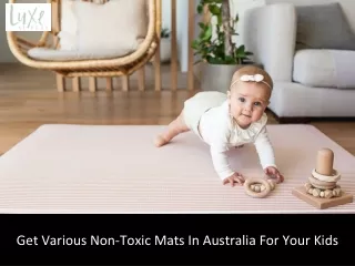 Get Various Non-Toxic Mats In Australia For Your Kids