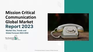 Mission Critical Communication ppt