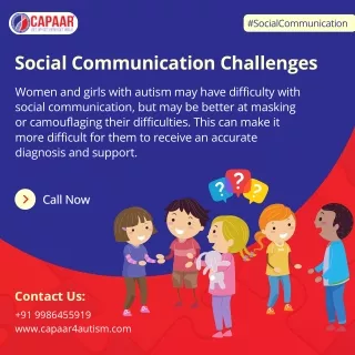 Autism in Women and Girls | Centre for Autism in Bangalore | CAPAAR