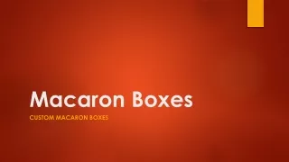 Macaron Boxes