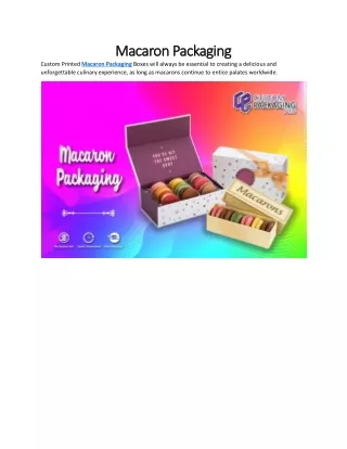 Macaron Packaging