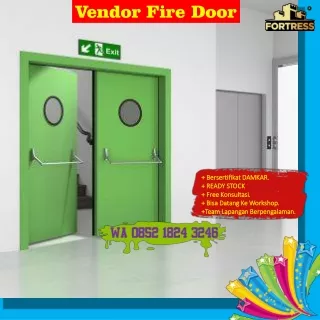 CUSTOM SIZE..!! Wa 0852 1824 3246 Jual Fire Door Fortress Untuk Rumah Sakit Di Surakarta