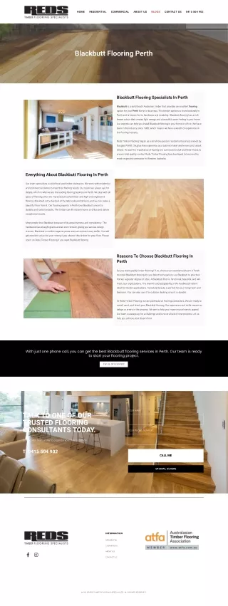 Blackbutt Flooring Perth