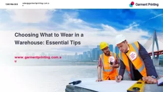 Choosing What to Wear in a Warehouse_ Essential Tips