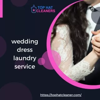 wedding dress laundry service
