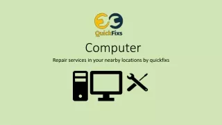 computer and laptop repair services by quickfixs
