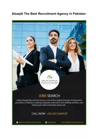 Alsaqib The Best Recruitment Agency in Pakistan