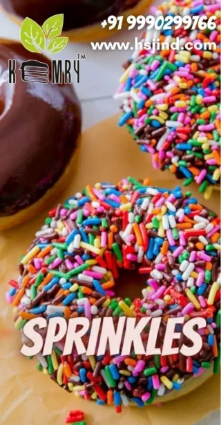Sprinkles Manufacturer for Cake Decoration  | KEMRY | HSJ INDUSTRIES PDF