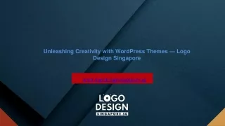 Unleashing Creativity with WordPress Themes — Logo Design Singapore