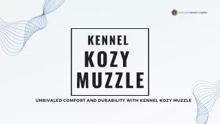 Kennel Kozy Muzzle - Slaneyside Kennels