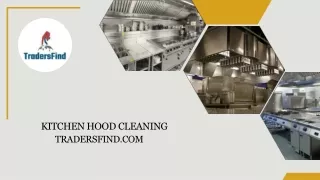 Best Kitchen Hood Cleaning Services in UAE on TradersFind