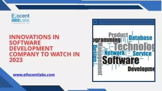 Software Development Company: Ellocent Labs