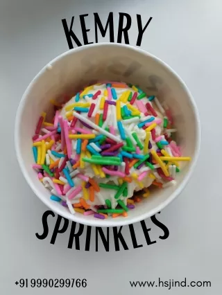 SPRINKLES Manufacturer for Cake Decoration - KEMRY - HSJ INDUSTRIES PDFs