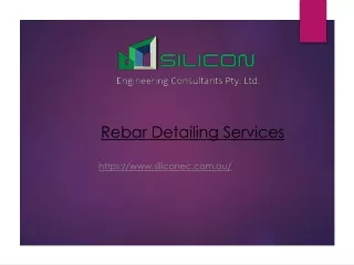 Rebar Detailing Services -  Silicon Engineering Consultants Pty Ltd