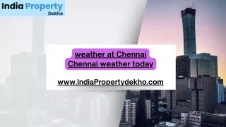 Weather At Chennai