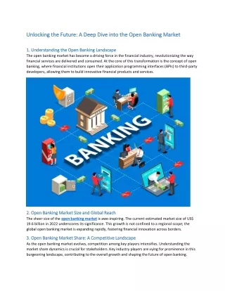 Global Open Banking Market Size: A Macro View of Financial Evolution