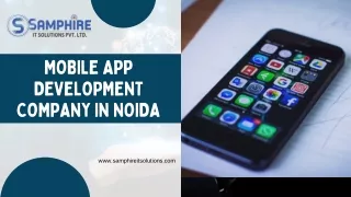 Customized and Easy to Operate Mobile App Development Company in Noida