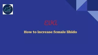 How to increase female libido