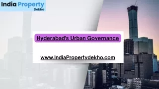 Hyderabad's Urban Governance