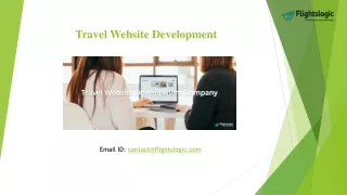 Travel Website Development