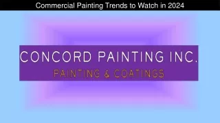 Commercial Painting Trends to Watch in 2024