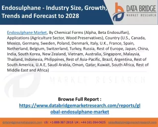 Endosulphane market