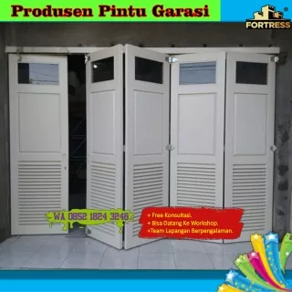 CUSTOM UKURAN..!! Wa 0852 1824 3246 Pabrik Pintu Garasi Mobil Besi Fortress Untuk Tempat Tinggal Di Depok