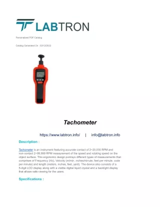 Tachometer