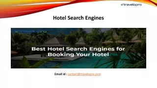 Hotel Search Engines