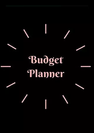 get [PDF] ✔Download⭐ Budget Planner: Simple Monthly Expense Tracker / Budget Pla