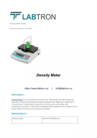 Density meter