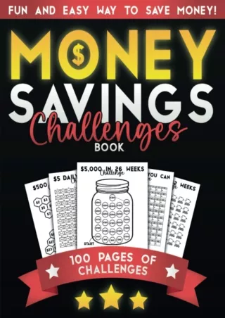 [PDF] ✔Download⭐  Money Savings Challenges Book: Fun and Easy Way to Save Money!