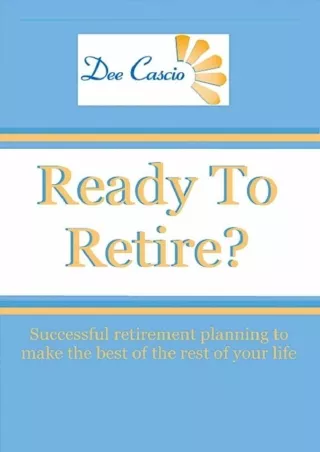 [PDF] ✔Download⭐  ✔READ❤y To Retire?: Successful Retirement Planning To Make The