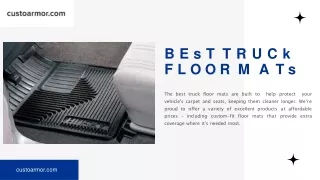 Best Truck Floor Mats