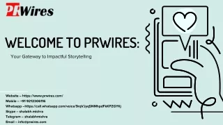 Unlocking PR Power Elevate Your Message with PRWires
