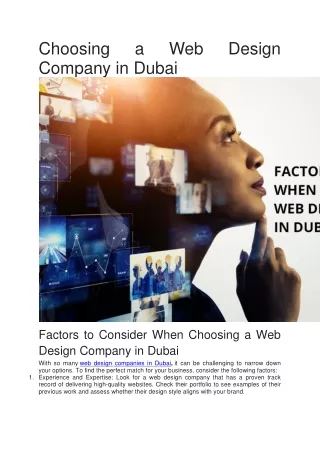 Website Design Company in Dubai