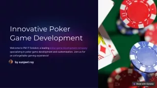 Innovative-Poker-Game-Development