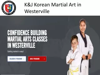 K&J Korean Martial Art students