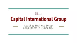 Capital International Group Business Services