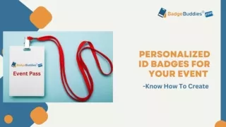 Select the Right Custom ID Badge Designs For Your Event -  BadgeBuddies®.com