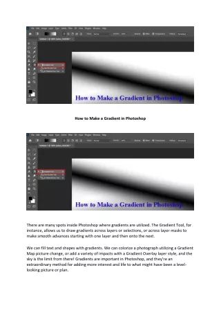 How to Make a Gradient in Photoshop