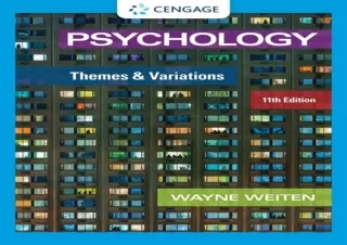 [PDF Read❤️ ONLINE] Psychology: Themes and Variations (MindTap Course List)