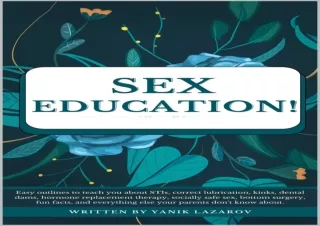 [Read❤️ Download⚡️] Sex Education!: A Book Illustration