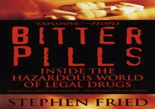 [PDF Read❤️ ONLINE] Bitter Pills: Inside the Hazardous World of Legal Drugs