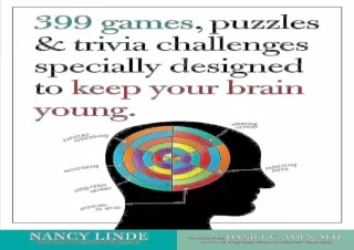 ❤READ ⚡PDF 399 Games, Puzzles & Trivia Challenges Specially Designed to Keep You