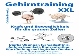 ❤READ ⚡PDF Gehirntraining XXL - Ausdauer und Beweglichkeit für die grauen Zellen