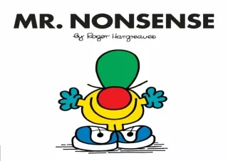 ❤READ ⚡PDF Mr. Nonsense (Mr. Men and Little Miss)