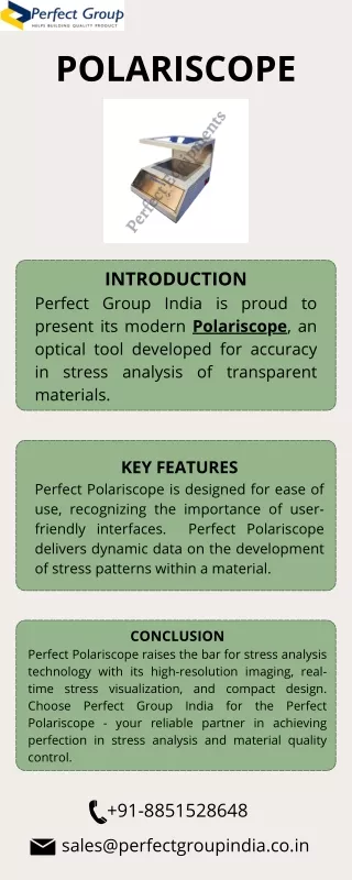 Polariscope | Perfect Group India