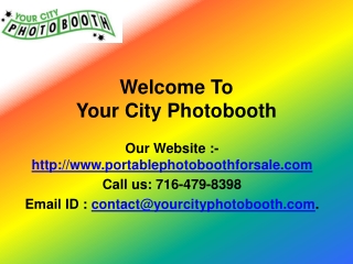 Photo booths sale