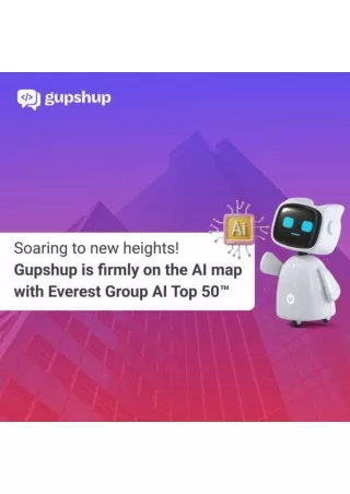 Gupshup is firmly on the AI map with Everest Group AI top 50™